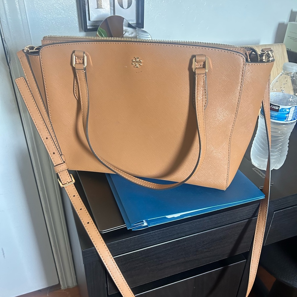 Brown tory Burch purse